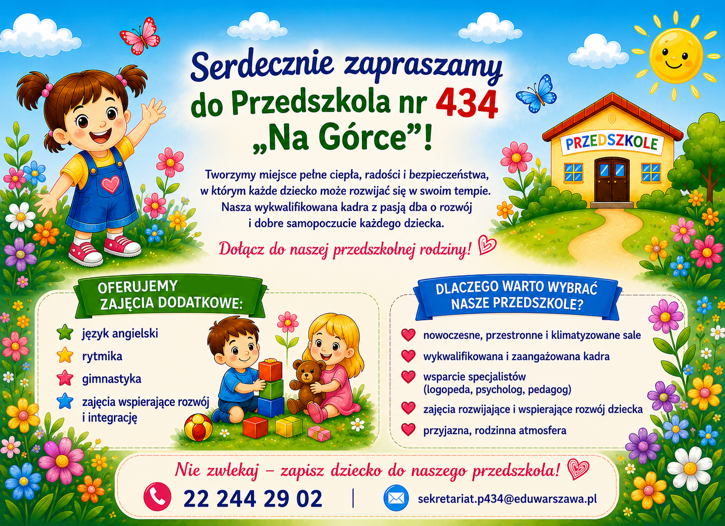 Zapraszamy do przedszkola
